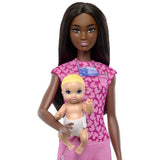 BARBIE SET DE JOACA PAPUSA BARBIE BRUNETA FACE CARIERA PEDIATRU