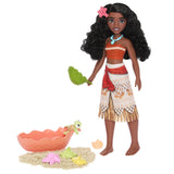 DISNEY PRINCESS SET PAPUSA VAIANA SI PRIETENII DIN OCEAN CU NISIP MODELABIL SI ACCESORII