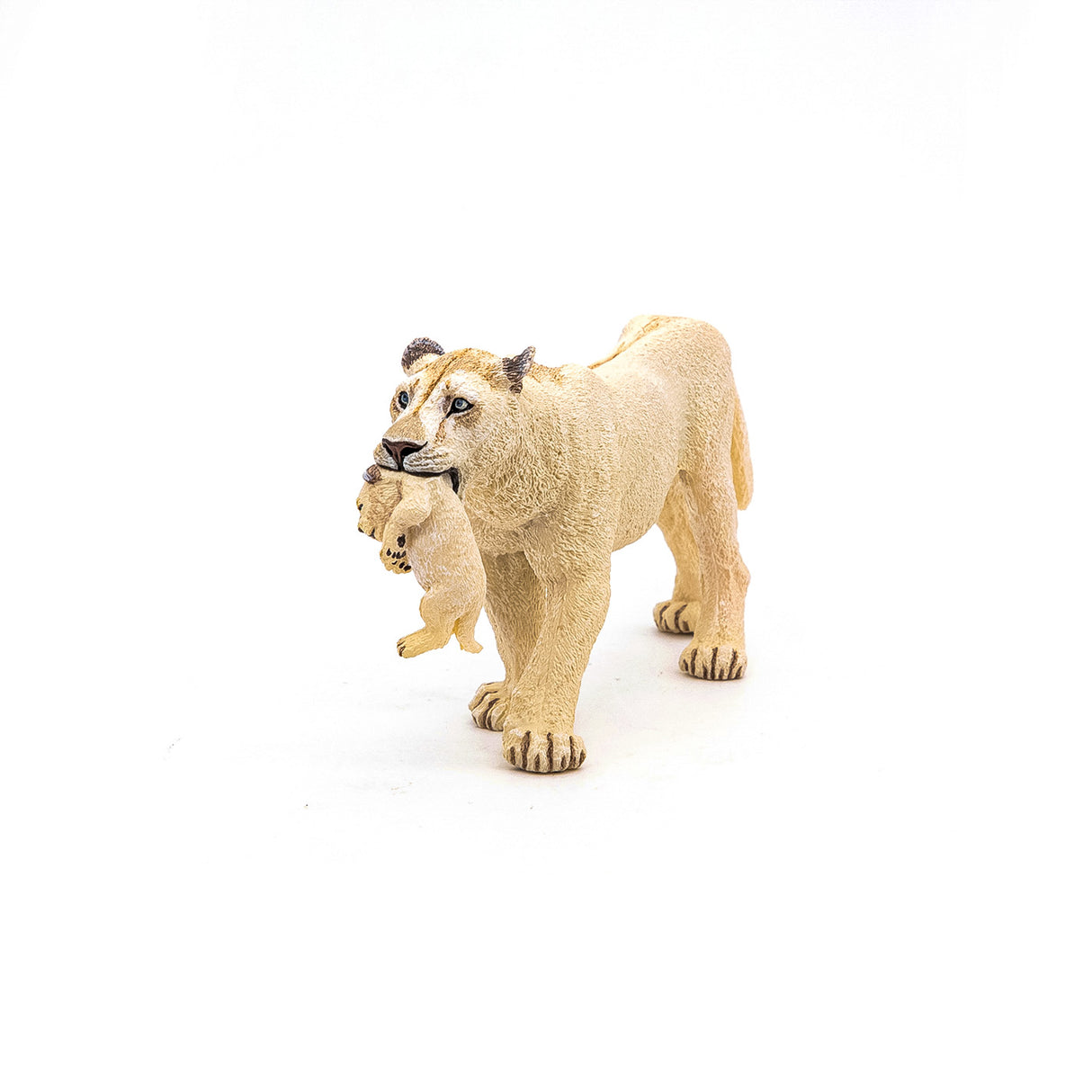 PAPO FIGURINA LEOAICA ALBA CU PUI