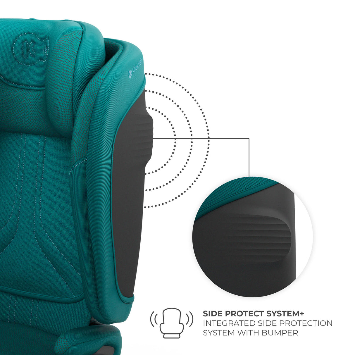 SCAUN AUTO KINDERKRAFT UNITY2 100-150 CM, GREEN