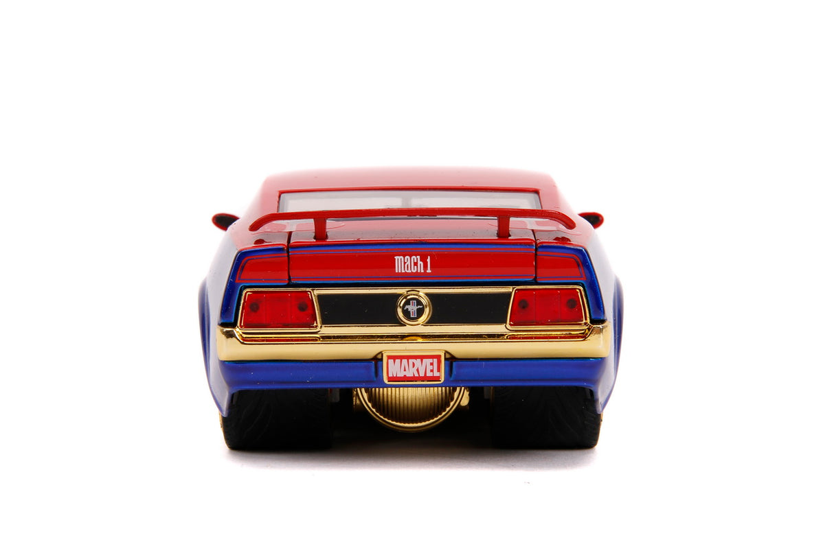 MASINUTA METALICA CAPTAIN MARVEL 1973 FORD MUSTANG MACH 1 SCARA 1 LA 24