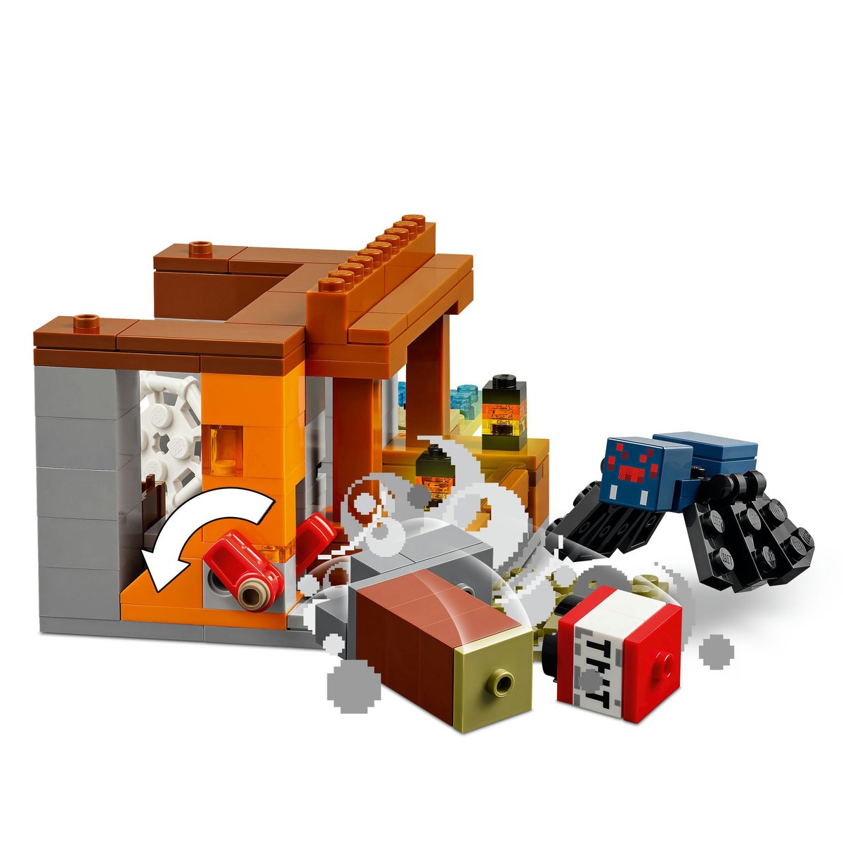 LEGO MINECRAFT EXPEDITIA DE MINERIT CU TATU 21269
