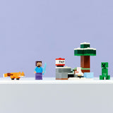 LEGO MINECRAFT AVENTURA DIN TAIGA A LUI STEVE 21583