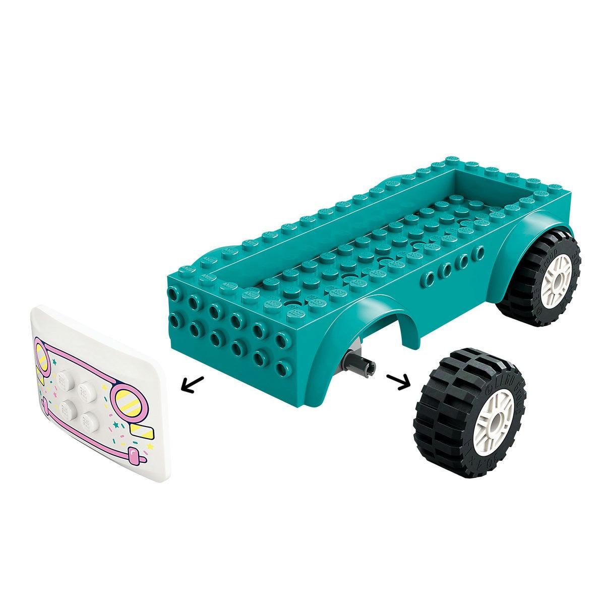 LEGO FRIENDS FURGONETA DE INGHETATA IN ORASUL HEARTLAKE 42644