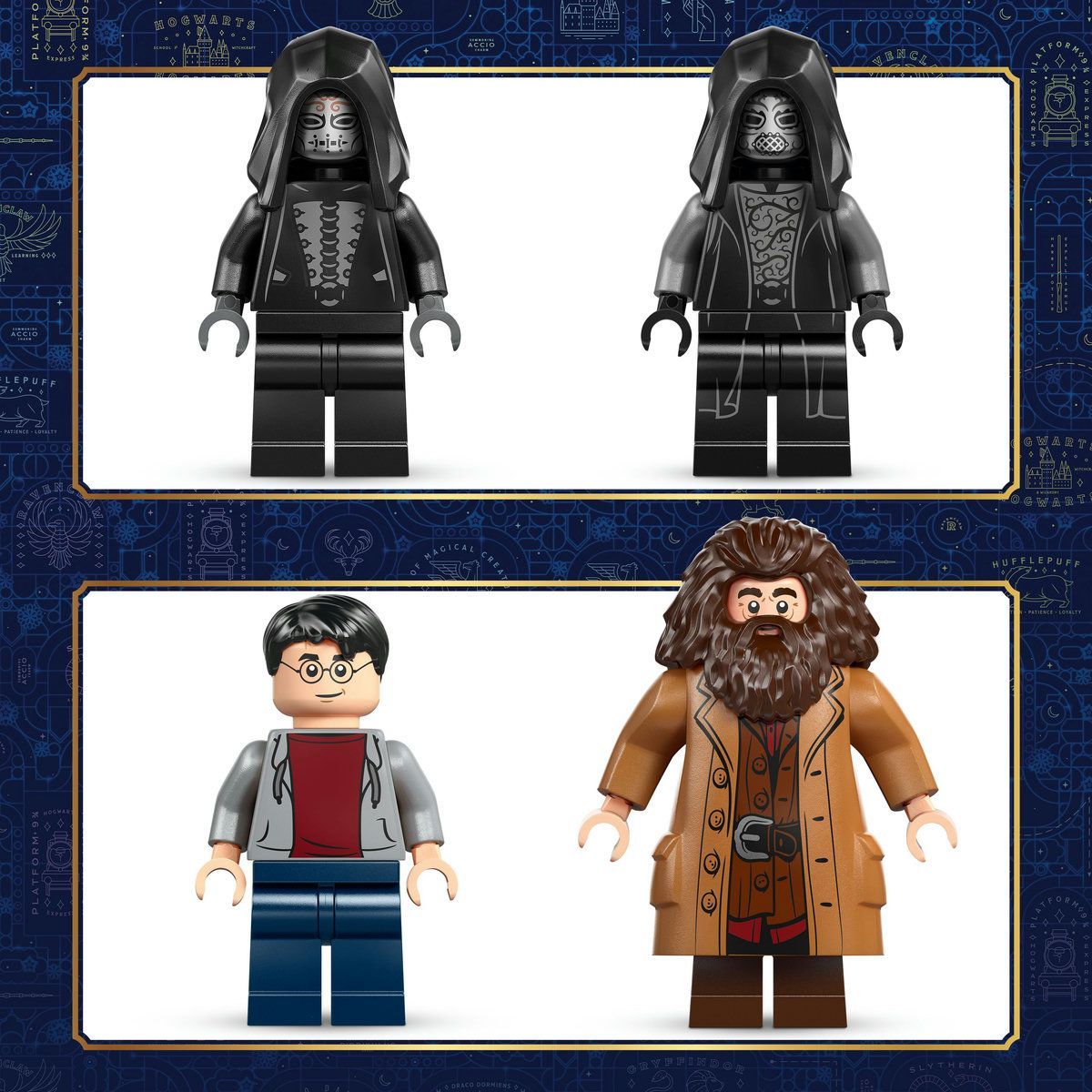 LEGO HARRY POTTER HAGRID SI HARRY IN FUGA DE PE ALEEA BOSCHETELOR 76459
