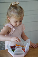CUTIE SNACK HEXAGON SNACKLE 6 COMPARTMENTE, MELII, PINK