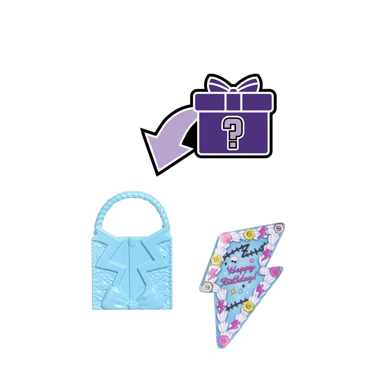 MONSTER HIGH ZIUA DE NASTERE DULCE SI INFRICOSATOARE PAPUSA FRANKIESTEIN CU ACCESORII