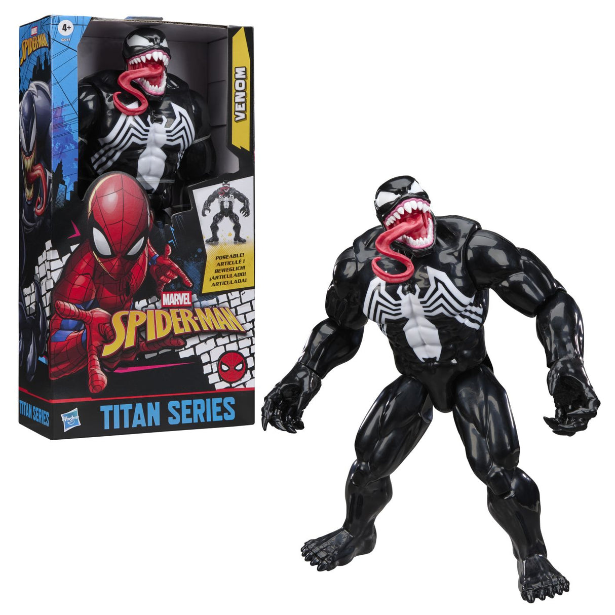 MARVEL SPIDER MAN TITAN SERIES FIGURINA VENOM 30CM