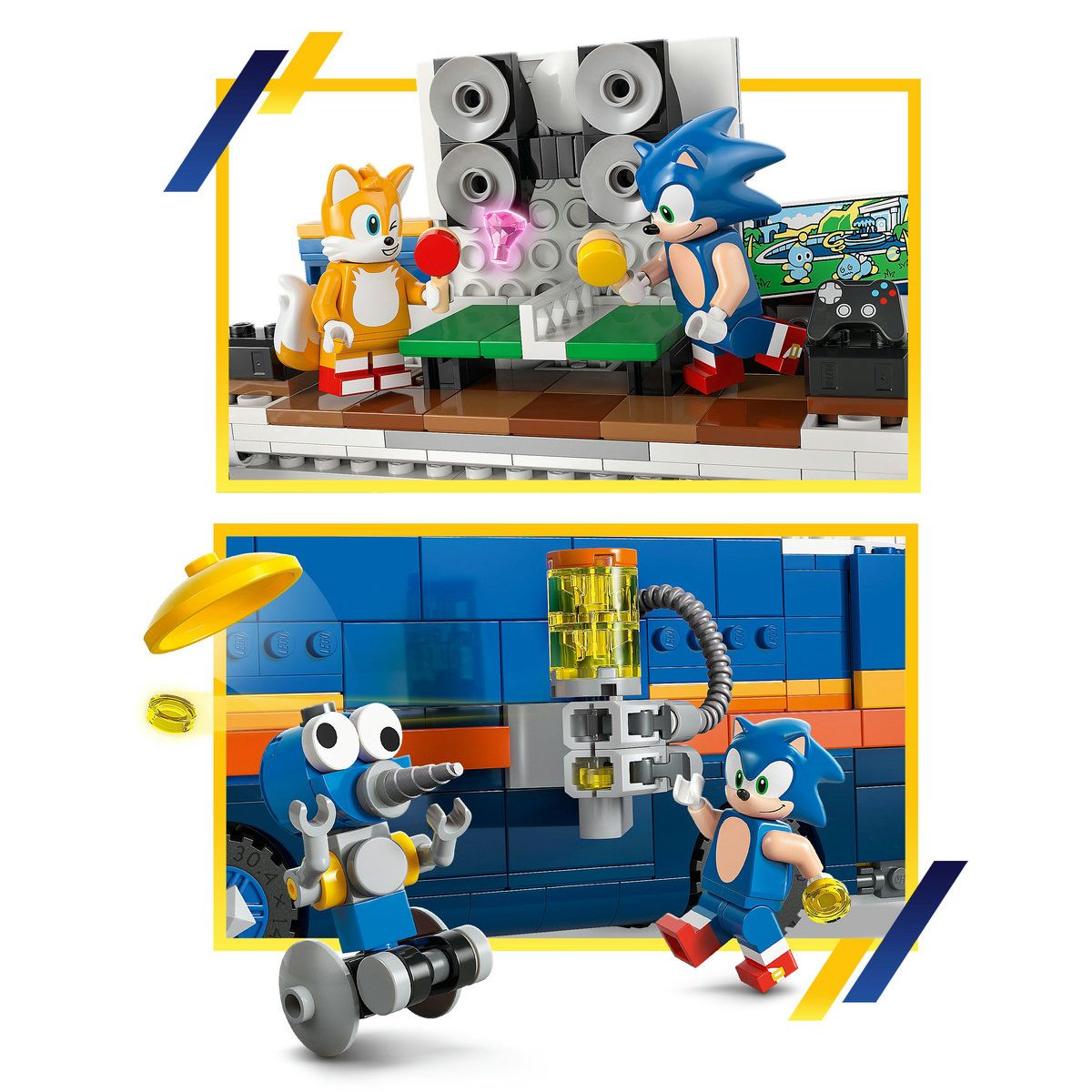 LEGO SONIC CAMIONUL DE COMANDA AL ECHIPEI SONIC 77006