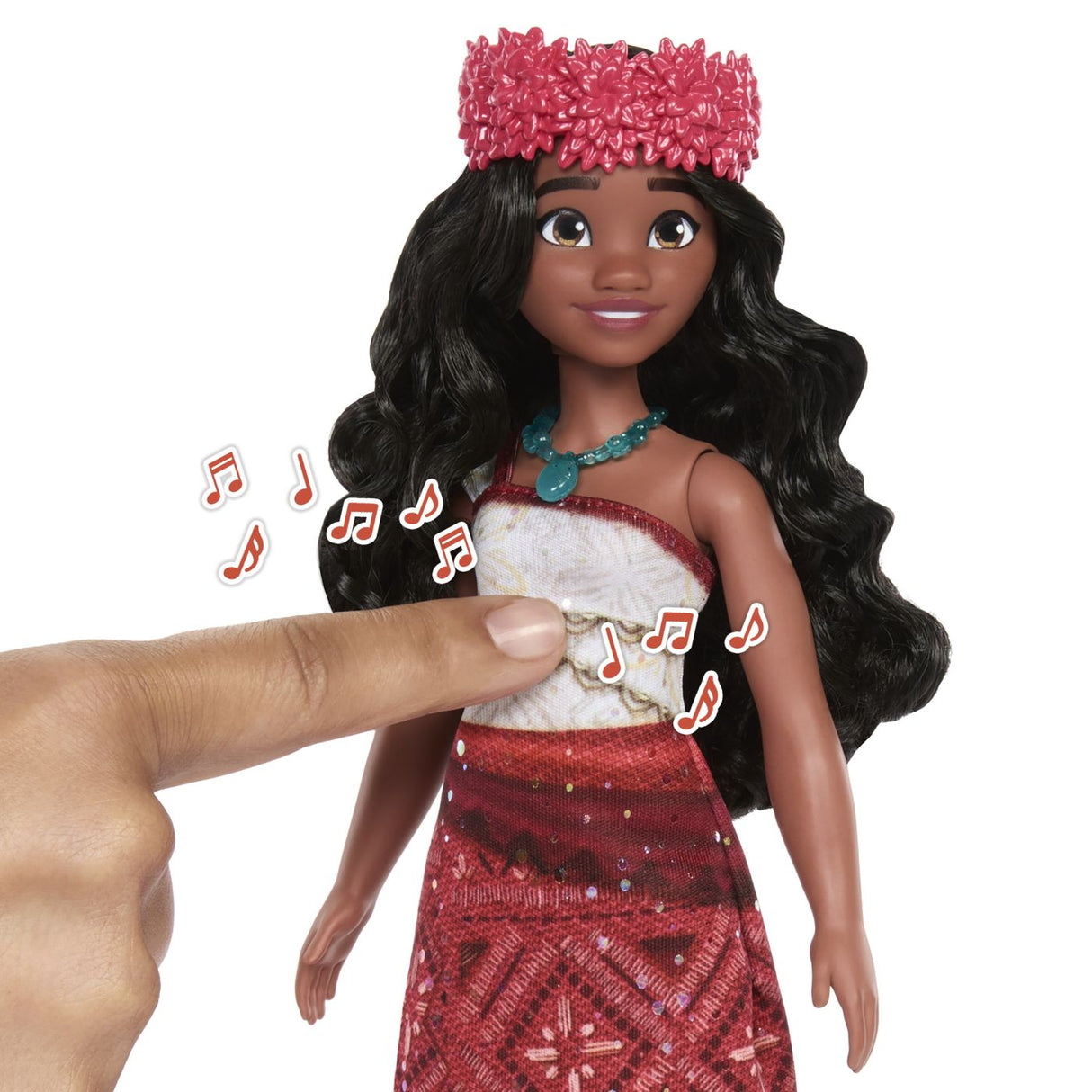 DISNEY VAIANA 2 SET PAPUSA VAIANA MUZICALA CU ACCESORII
