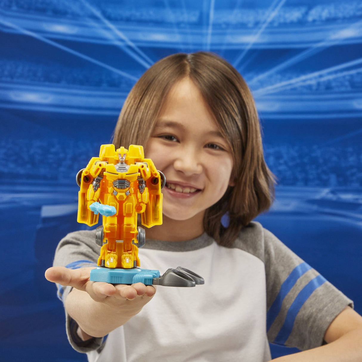 TRANSFORMERS ONE ROBOT BATTLERS FIGURINA BUMBLEBEE B127 11.5CM