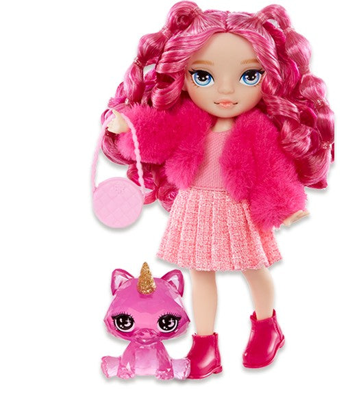 RAINBOW HIGH LITTLES PAPUSA MAGENTA MONROE