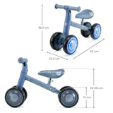 BICICLETA ECHILIBRU CUTIE FLASH, BLUE