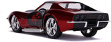 MASINA METALICA HARLEY QUINN 1969 CORVETTE STINGRAY SCARA 1 LA 32