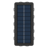 Lampa Solara, Vivimall, 8+4 LED, Lumina Alba/Calda, din ABS+PC, 8 x 17.7 x 3.7 cm, Negru - vivimall.ro