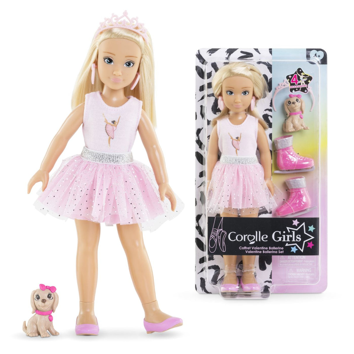 COROLLE SET BALERINA PAPUSA VALENTINE 28CM
