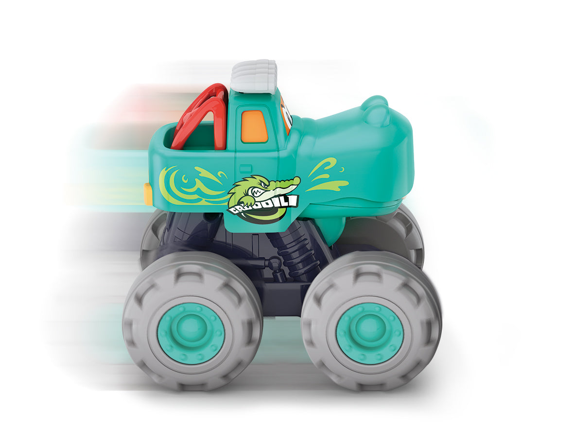 MASINUTA BEBE MONSTER TRUCK CROCODILUL