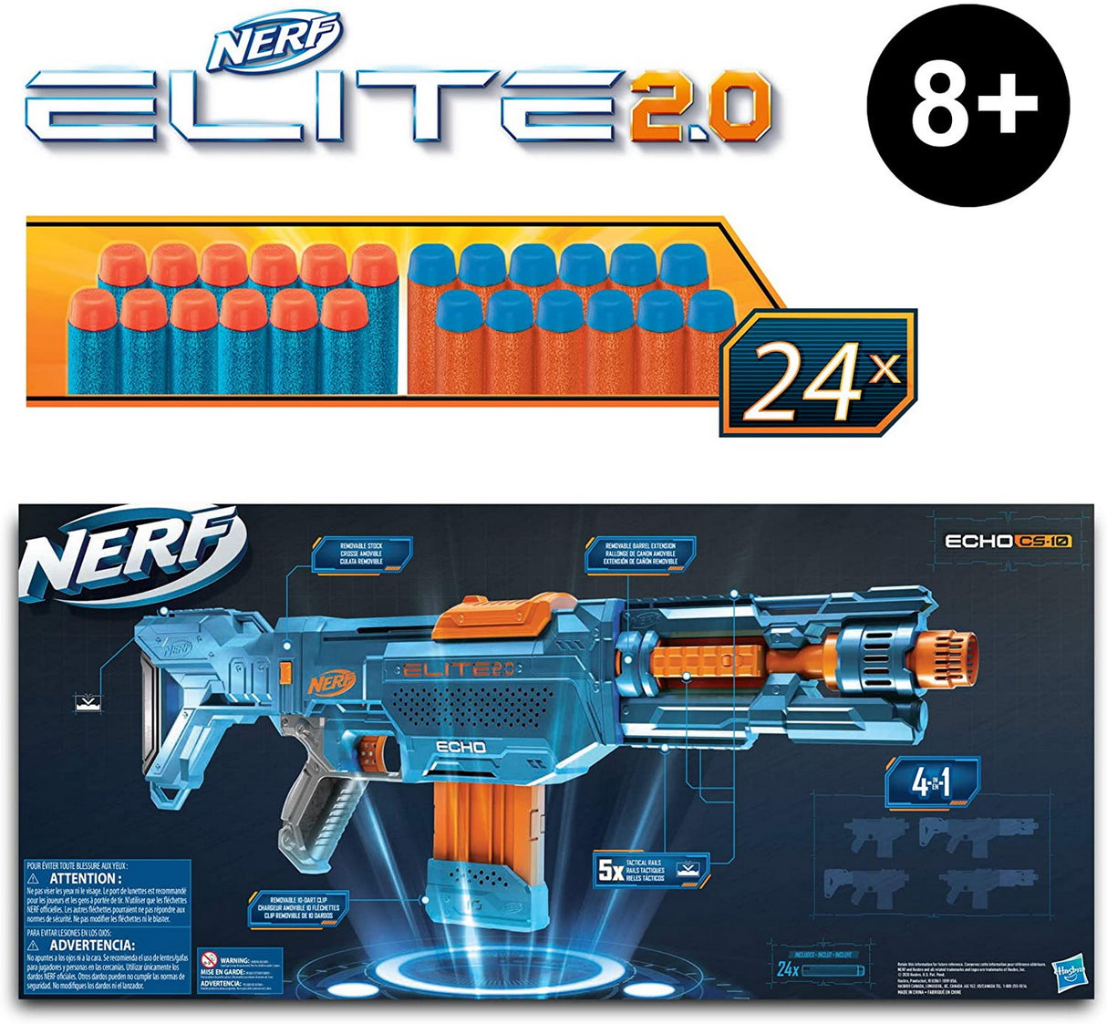 NERF BLASTER 2.0 ELITE ECHO CS-10