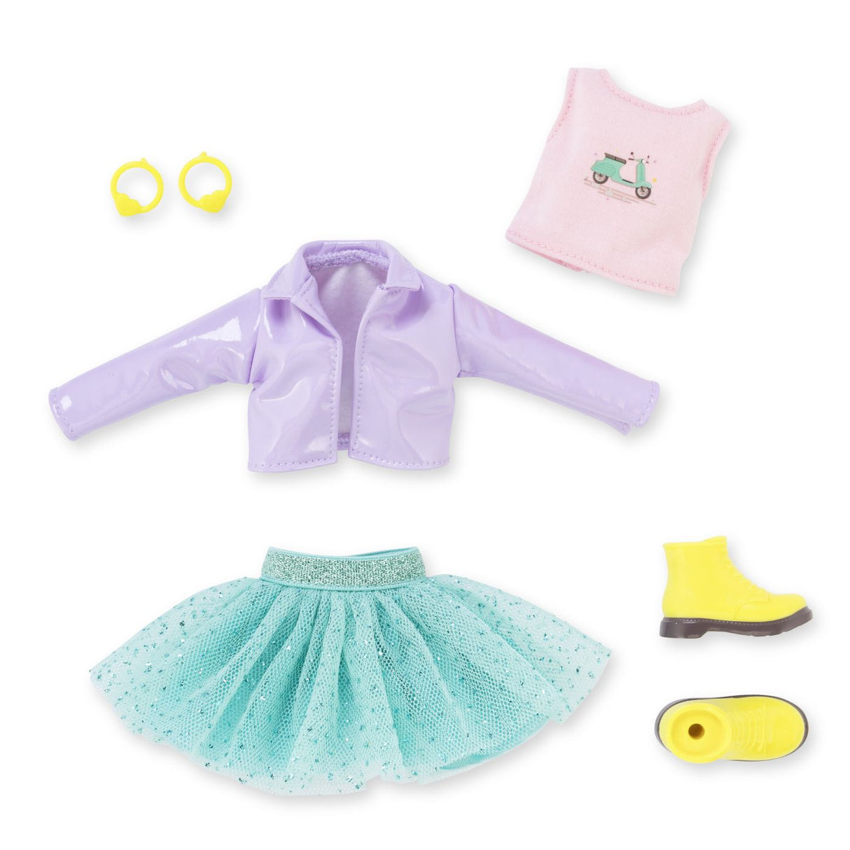 COROLLE SET SAPTAMANA MODEI LA MILANO PAPUSA LUNA 28CM