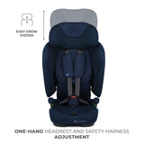 SCAUN AUTO KINDERKRAFT FIX2GO 76-150 CM, NAVY