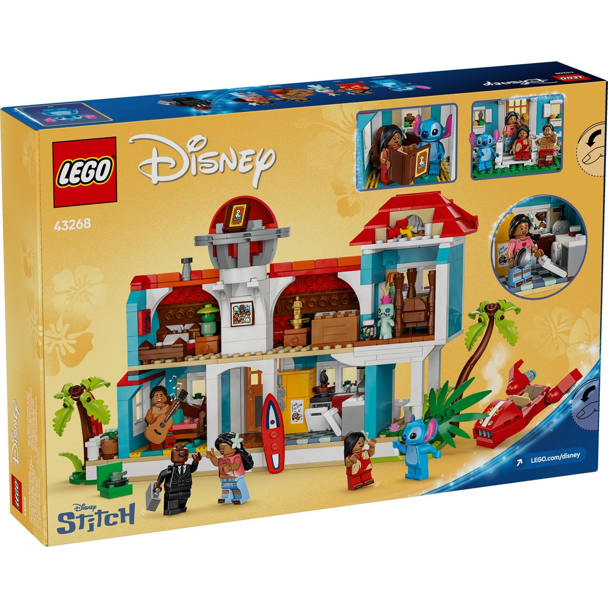 LEGO DISNEY CASA DE PE PLAJA A LUI LILO SI STITCH 43268
