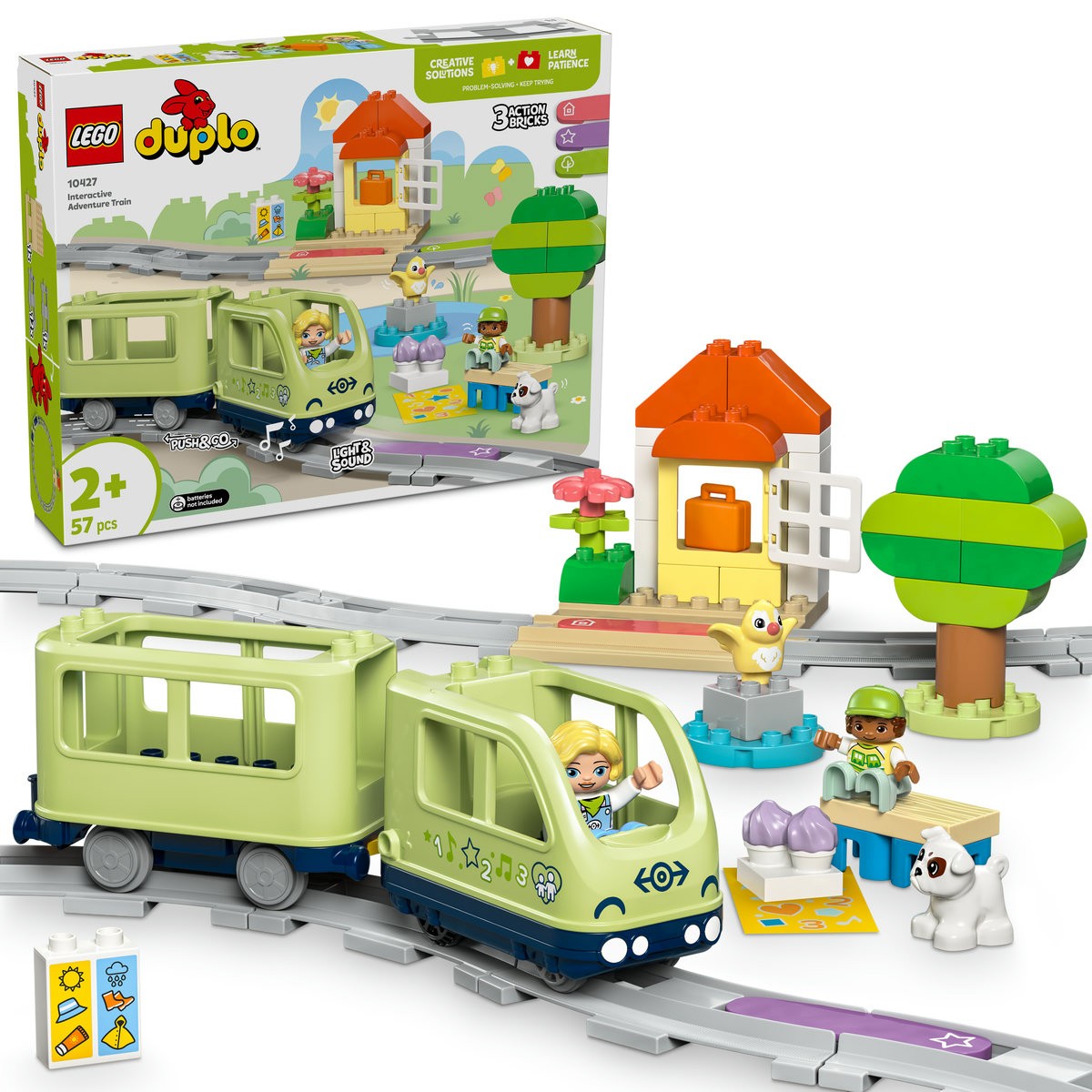 LEGO DUPLO TREN DE AVENTURA INTERACTIV 10427