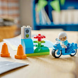LEGO DUPLO MOTOCICLETA ALBASTRA DE POLITIE 10471