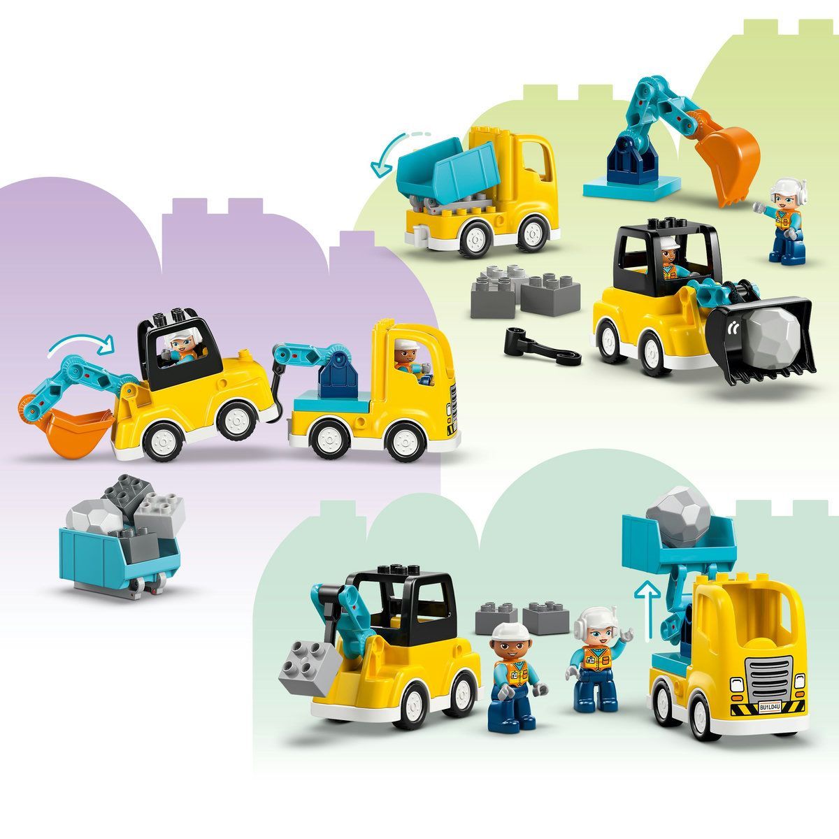 LEGO DUPLO VEHICULE DE CONSTRUCTII 3 IN 1 10475