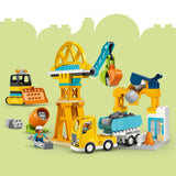 LEGO DUPLO SANTIER SI VEHICULE DE CONSTRUCTII 3 IN 1 10476