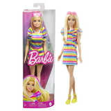 PAPUSA BARBIE FASHIONISTA BLONDA CU APARAT DENTAR