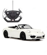 MASINA CU TELECOMANDA PORSCHE CARRERA S ALB CU SCARA 1 LA 12