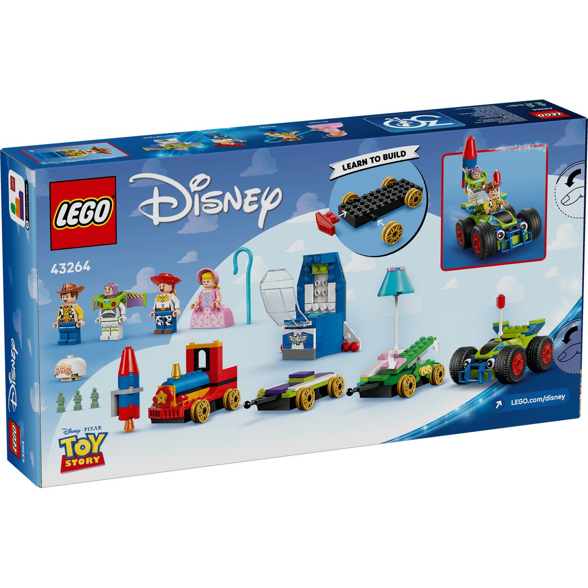 LEGO DISNEY TREN ANIVERSAR SI MASINA RC DIN TOY STORY 43264