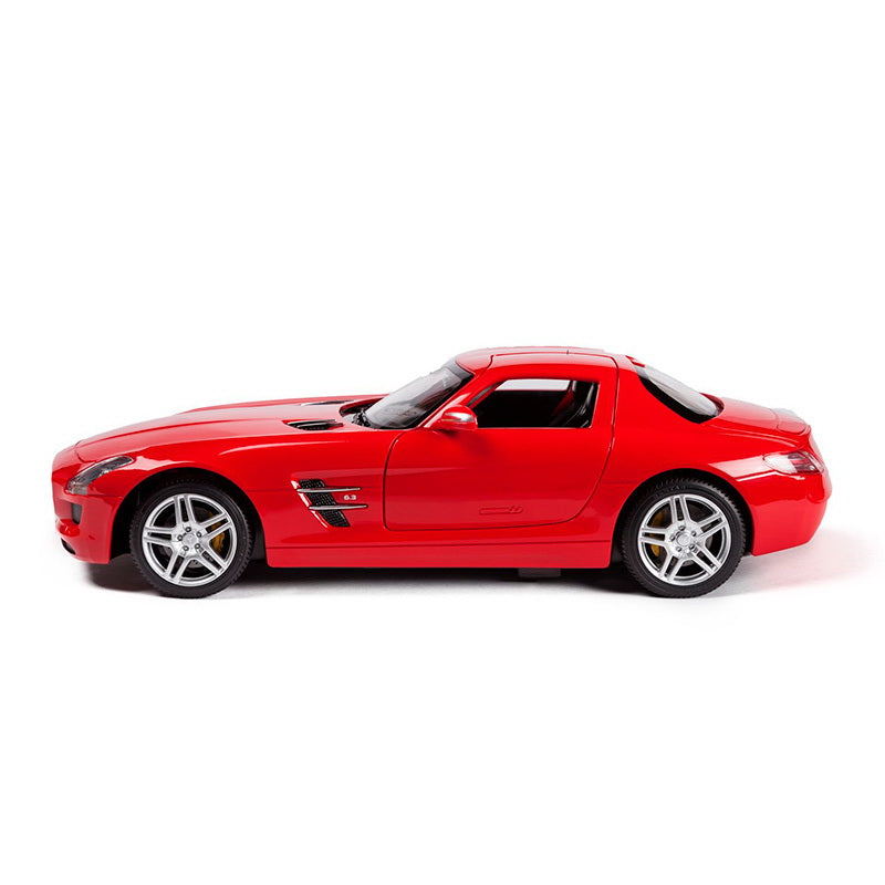 MASINA CU TELECOMANDA MERCEDES-BENZ SLS ROSU SCARA 1 LA 14