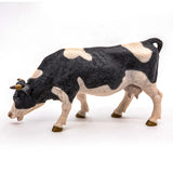 PAPO FIGURINA VACA ALB CU NEGRU