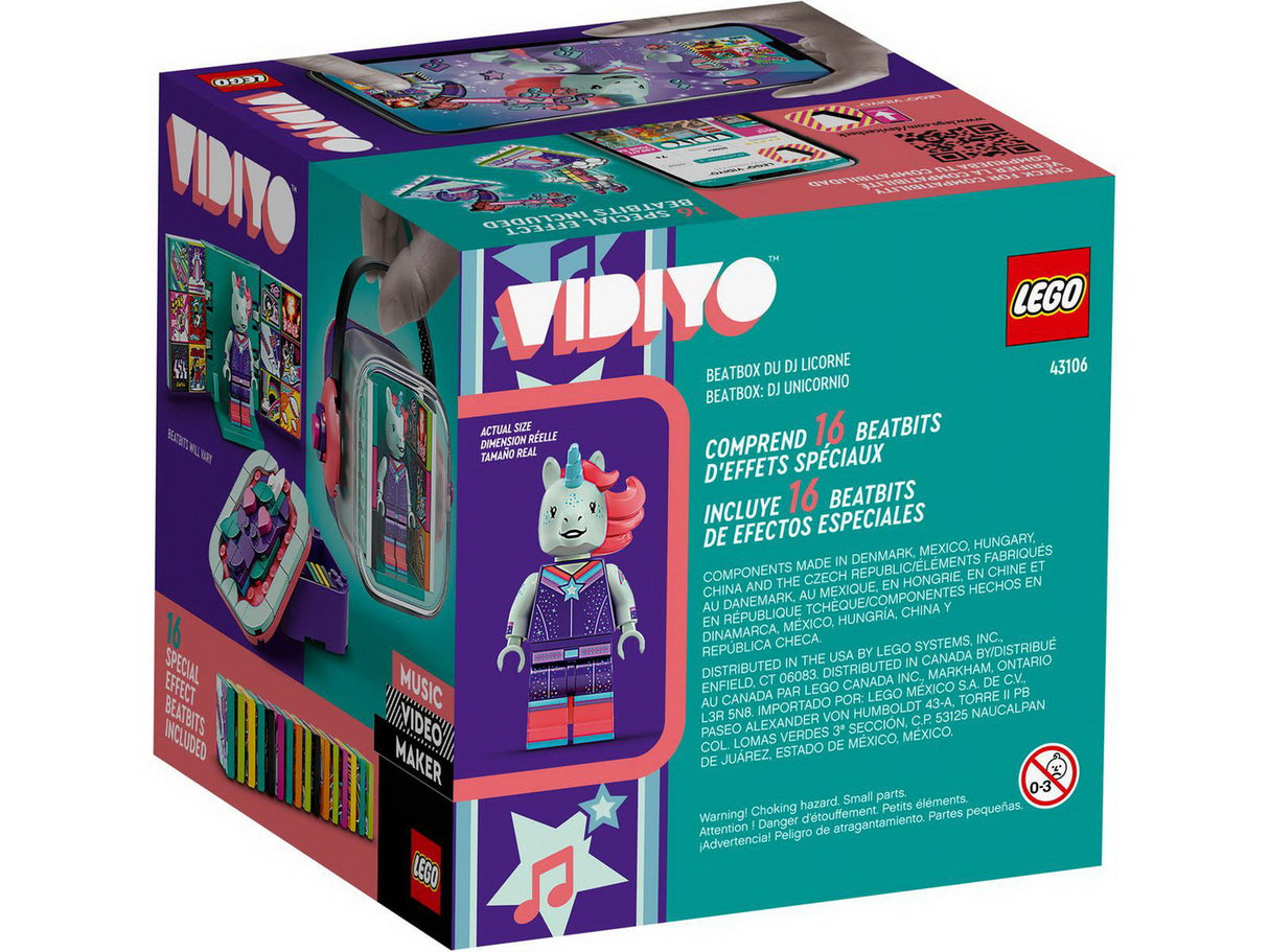 LEGO VIDIYO UNICORN DJ BEATBOX 43106