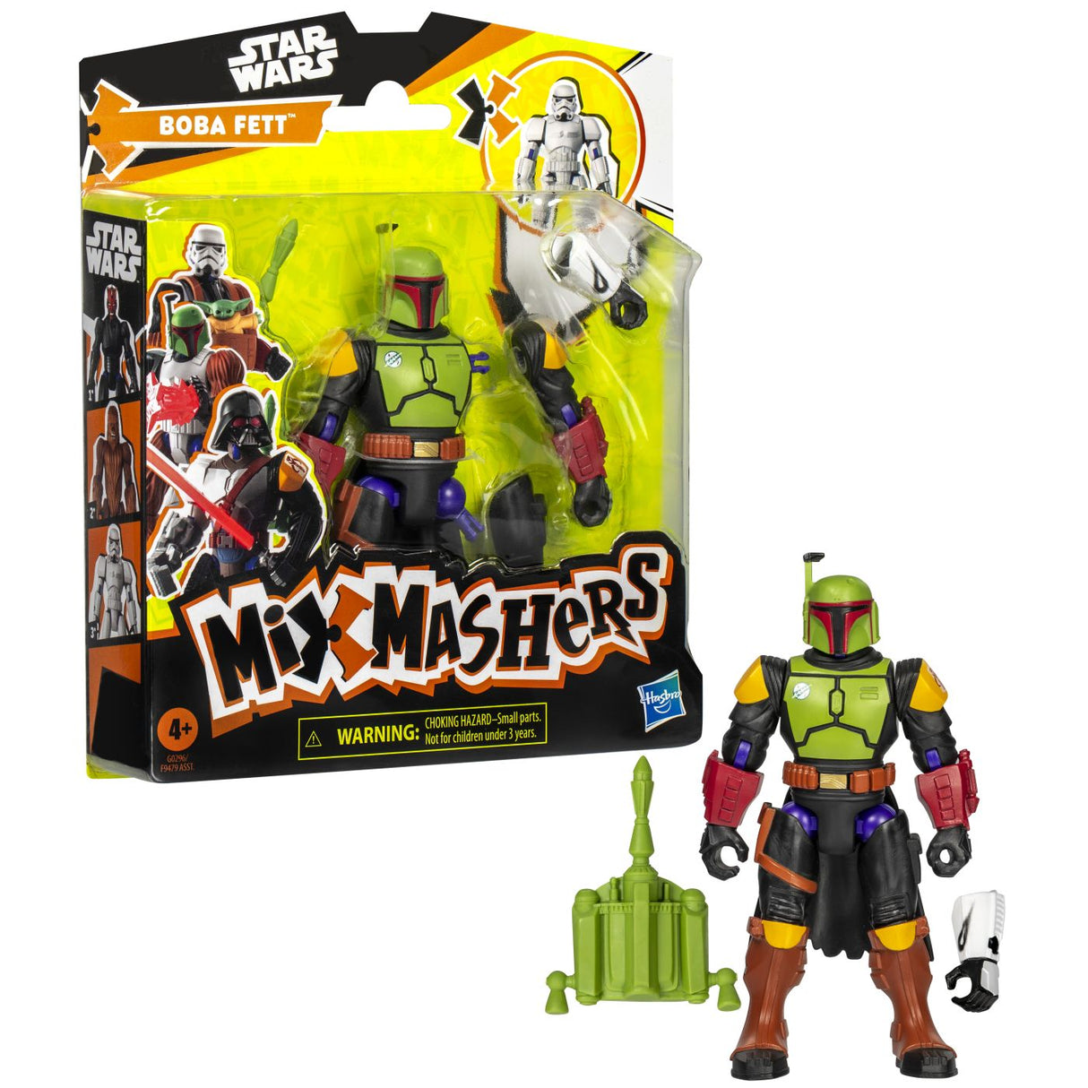STAR WARS MIX MASHERS SET FIGURINA BOBA FETT 12CM SI ACCESORII