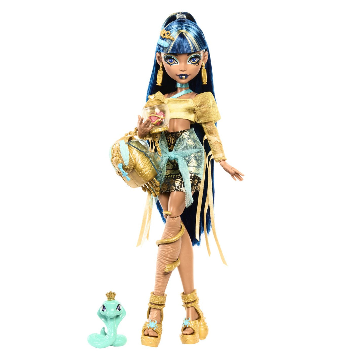 MONSTER HIGH PAPUSA CLEO DENILE SI COBRA HISSETTE