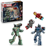 LEGO MARVEL IRON MAN SI WAR MACHINE VS DRONELE HAMMER 76320