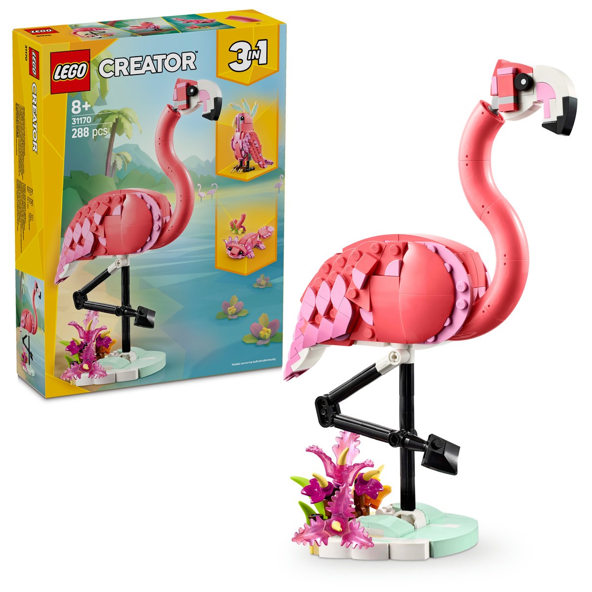 LEGO CREATOR ANIMALE SALBATICE FLAMINGO ROZ 31170