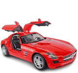 MASINA CU TELECOMANDA MERCEDES-BENZ SLS ROSU SCARA 1 LA 14