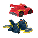 FISHER PRICE BATWHEELS SET 2 MASINUTE CU LUMINI REDBIRD SI BATWING SCARA 1:55