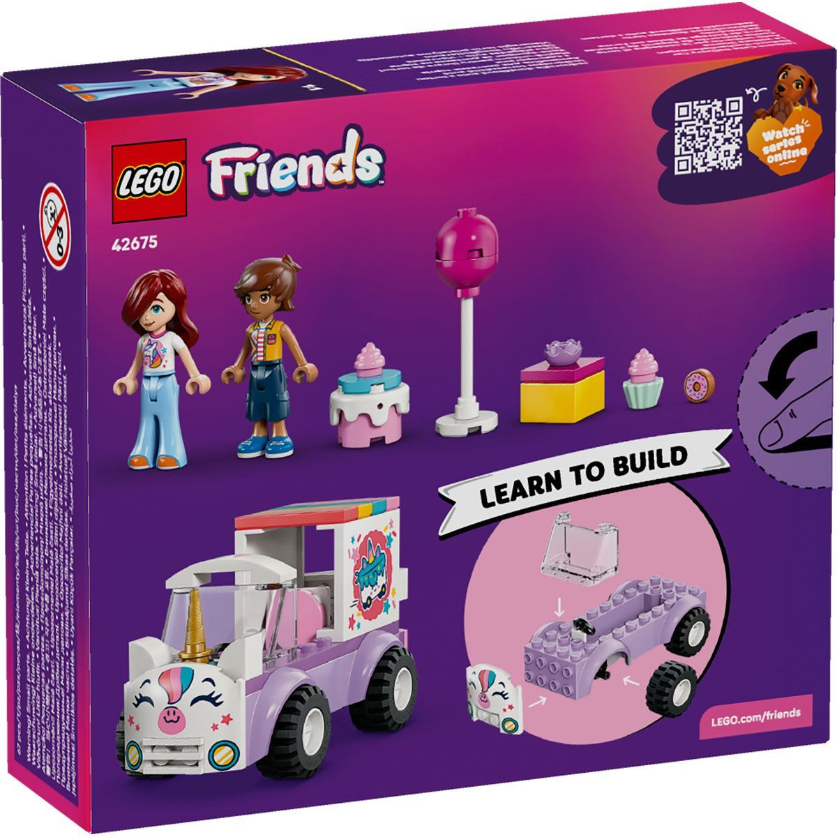 LEGO FIRENDS MASINA UNICORN PENTRU LIVRARE DE TORTURI 42675