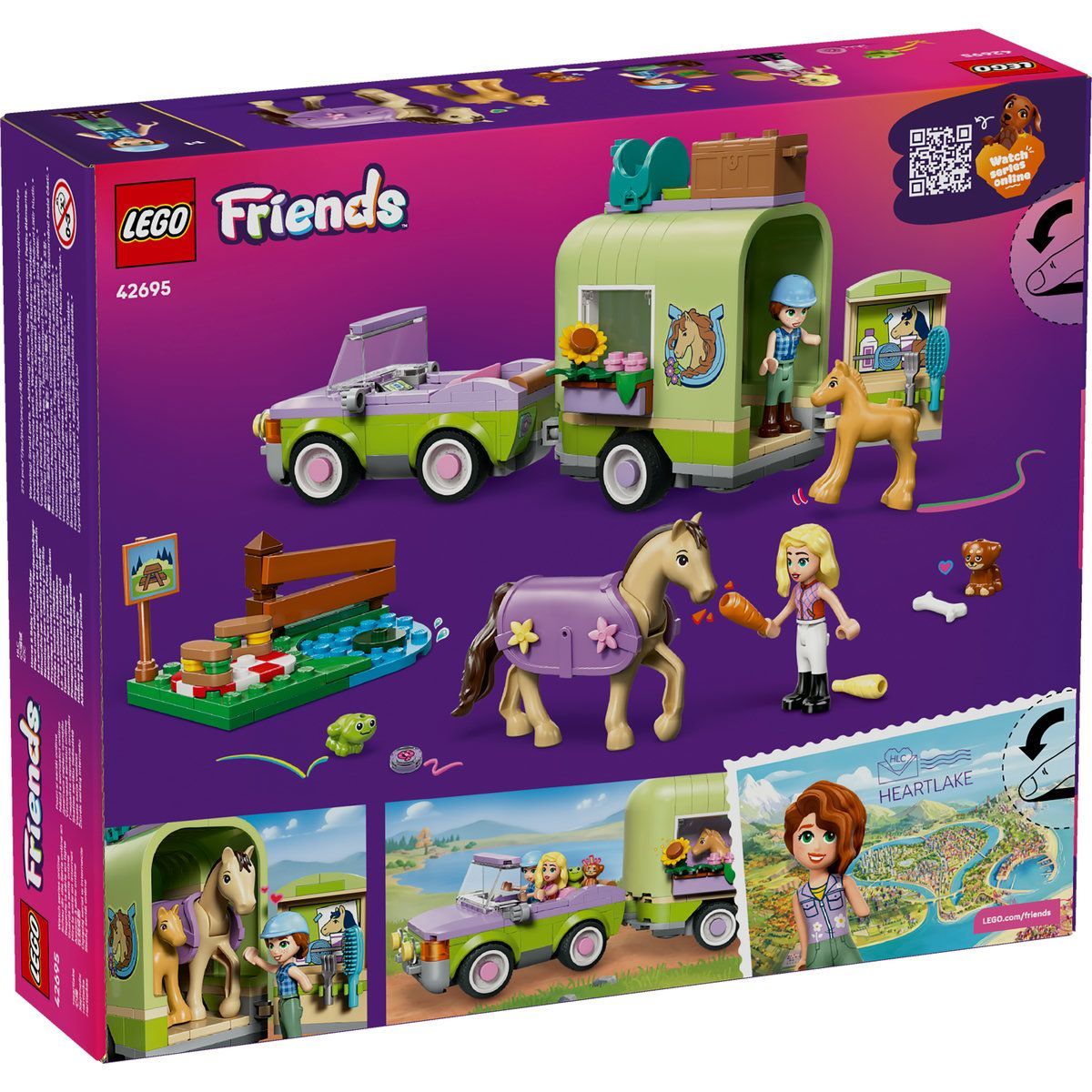 LEGO FRIENDS REMORCA PENTRU CAL SI MANZ 42695