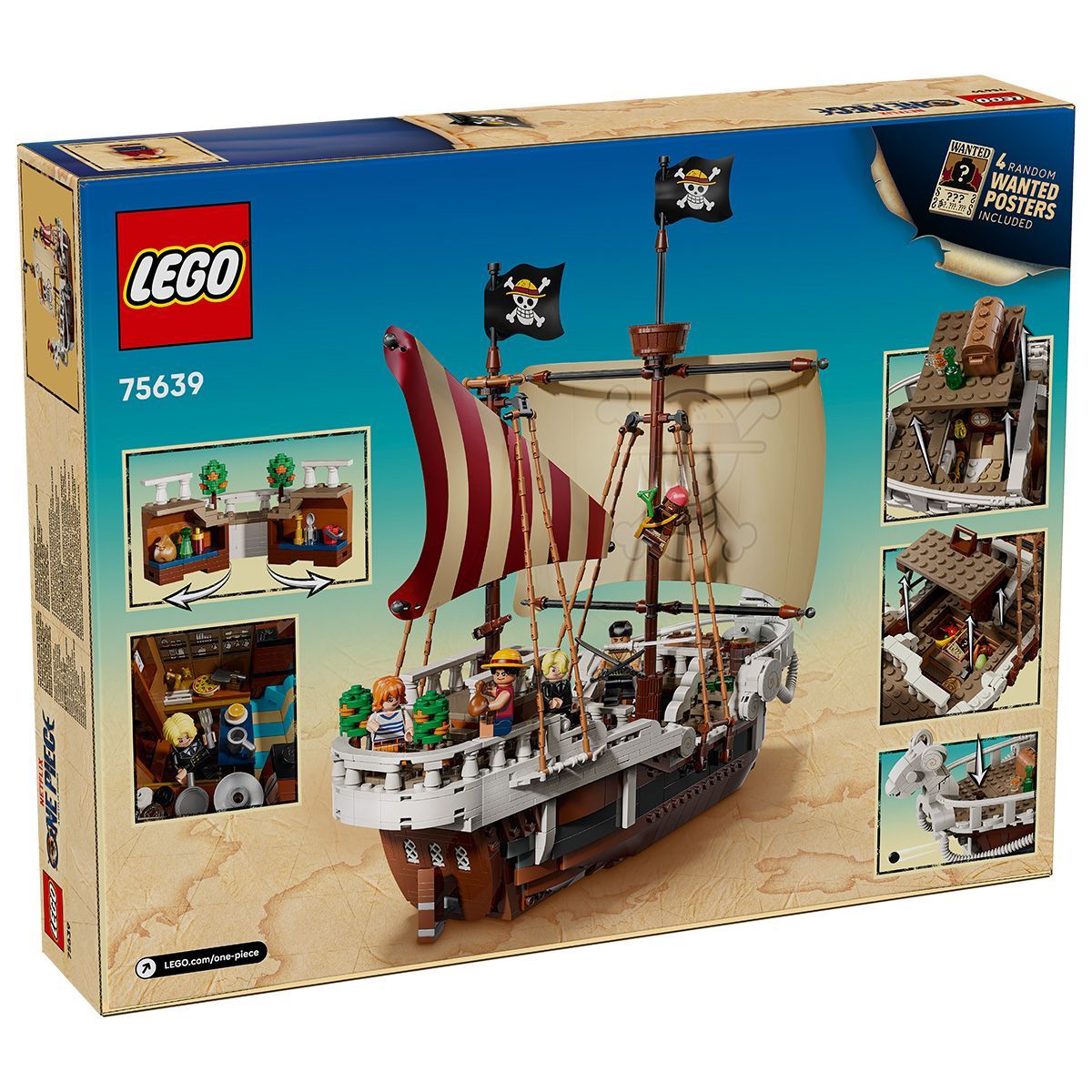LEGO ONE PIECE CORABIA DE PIRATI FASNEATA MERRY 75639