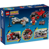 LEGO SONIC MASINA LUI SILVER VS CAMIONUL GIGANT AL LUI KNUCKLES 77118