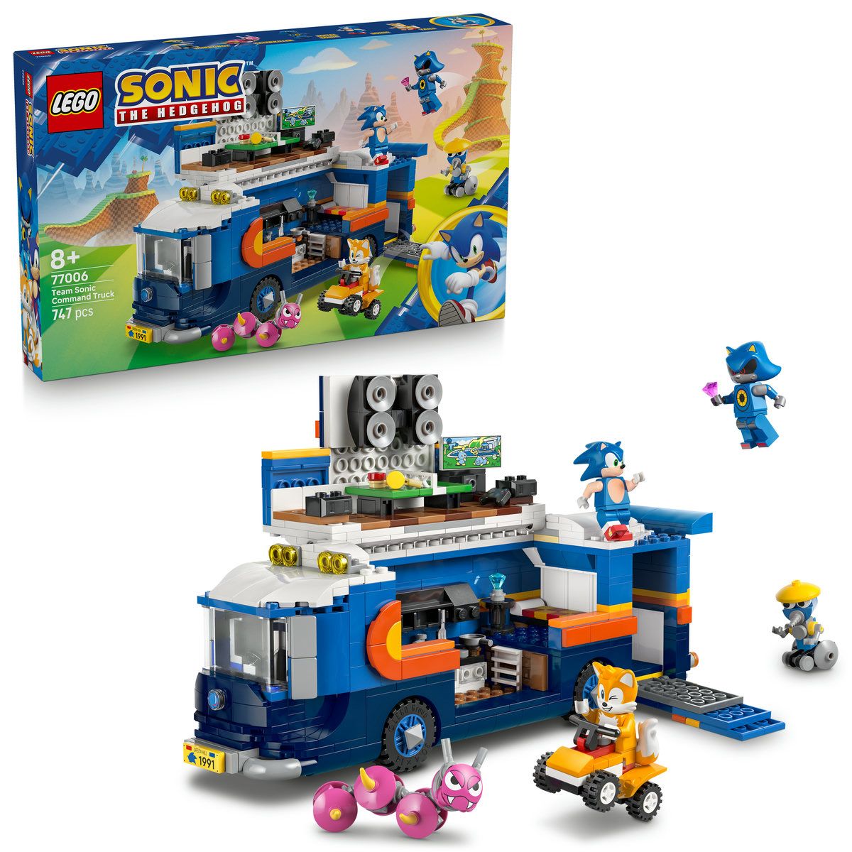 LEGO SONIC CAMIONUL DE COMANDA AL ECHIPEI SONIC 77006