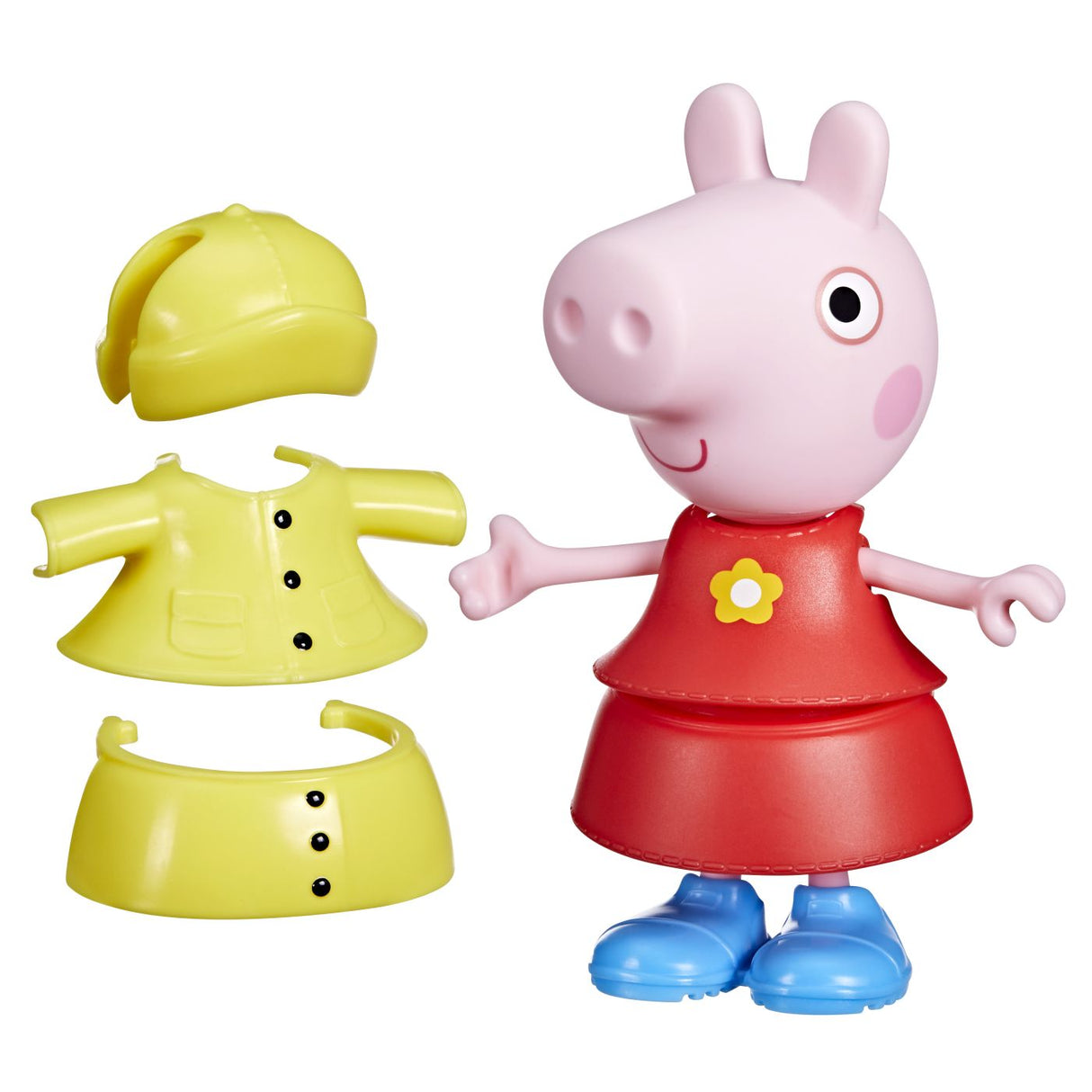 PEPPA PIG SET FIGURINA SI ACCESORII VESTIMENTARE PURCELUSA PEPPA PIG 15CM