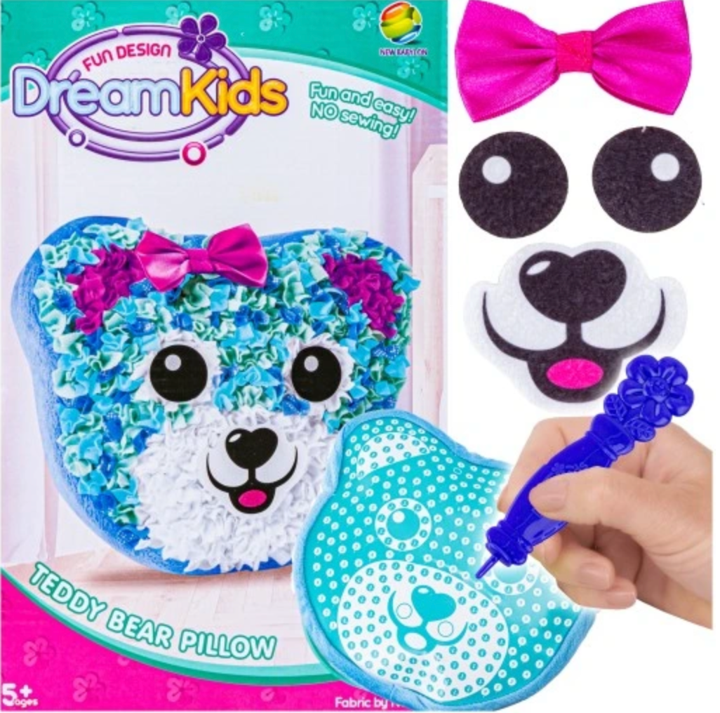 Kit creatie perna ursulet copii | DreamKids 1 - vivimall.ro