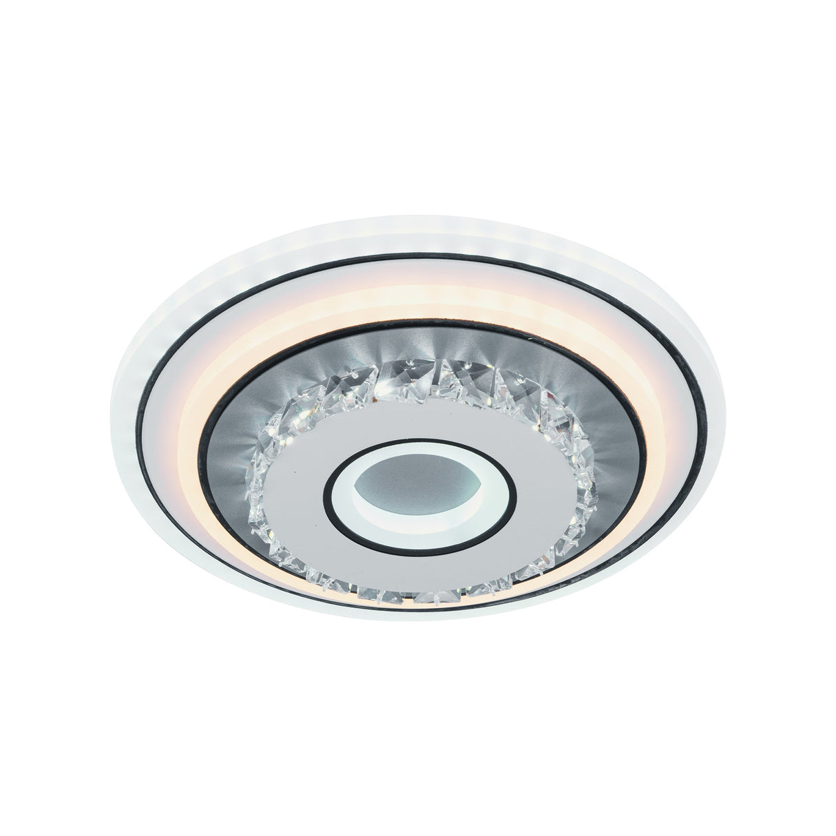 Lustra Led Cu Cristal Mita, Diametru 20Cm, Rotunda, Lumina Rece/Calda/Neutra - vivimall.ro
