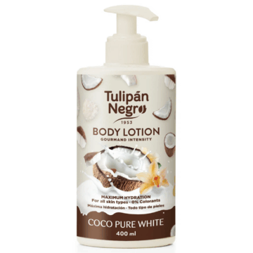 Tulipán Negro — Loțiune de corp Cocos 400 ml (cu pompă) - vivimall.ro